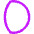 Waxing Gibbous Moon Icon from Core Neon Set