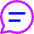 Chat Bubble Text Oval Icon from Core Neon Set