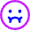 Smiley Nauseas Icon from Core Neon Set