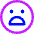 Smiley Sad Icon from Core Neon Set