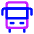 Bus Front Icon from Core Neon Set