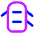 Car Top Three Door Open 2 Icon from Core Neon Set