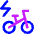 Electric Bicycle Icon from Core Neon Set