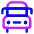 School Bus Front Icon from Core Neon Set