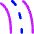 Street Road Curve Left Icon from Core Neon Set