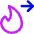 Fire Exit Icon from Core Neon Set