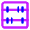 Abacus Horizontal Icon from Core Neon Set