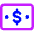 Bill Dollar 2 Icon from Core Neon Set