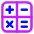 Calculator 2 Icon from Core Neon Set