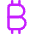 Bitcoin Icon from Core Neon Set