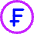 Franc Circle Icon from Core Neon Set