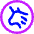 Uniswap Circle Icon from Core Neon Set