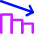 Graph Bar Decrease Icon from Core Neon Set