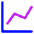 Graph Increase Icon from Core Neon Set