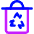 Recycle Bin Icon from Core Neon Set