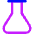 Erlenmeyer Flask Icon from Core Neon Set