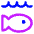 Life Below Water Icon from Core Neon Set