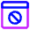 Browser Block Icon from Core Neon Set