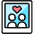 Couple Polaroid Image Icon from Ultimate Colors Set