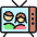 Couple Tv Icon from Ultimate Colors Set