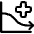Graph Cured Decreasing Icon from Covid - Free Set