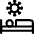 Quarantine Place Bed Icon from Covid - Free Set