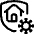 Quarantine Place House Shield Icon from Covid - Free Set