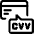 Credit Card Cvv Verification Icon from Ultimate Regular Set