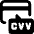 Credit Card Cvv Verification Alternate Icon from Ultimate Bold Set