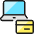 Credit Card Laptop Payment Icon from Ultimate Colors Set