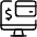 Credit Card Monitor Payment Icon from Ultimate Light Set