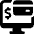 Credit Card Monitor Payment Icon from Ultimate Bold Set