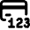Credit Card Numbers Alternate Icon from Ultimate Bold Set
