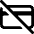 No Credit Card Unable Alternate Icon from Ultimate Bold Set