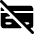 No Credit Card Unable Icon from Ultimate Bold Set