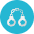 Handcuffs icon - Free transparent PNG, SVG. No sign up needed.