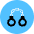 Handcuffs icon - Free transparent PNG, SVG. No sign up needed.