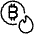Crypto Burning Icon from Ultimate Light Set