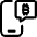 Crypto Chat Bubble Icon from Ultimate Regular Set