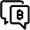 Crypto Chat Bubble Conversation Icon from Ultimate Regular Set