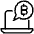 Crypto Chat Laptop Icon from Ultimate Light Set