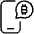 Crypto Chat Mobile Phone Icon from Ultimate Light Set