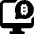 Crypto Chat Monitor Icon from Ultimate Bold Set