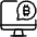 Crypto Chat Monitor Icon from Ultimate Light Set