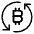Crypto Currency Bitcoin Exchange 1 Icon from Ultimate Light Set
