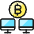 Crypto Currency Bitcoin Exhcange Icon from Ultimate Colors Set