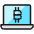 Crypto Currency Bitcoin Laptop icon - Free transparent PNG, SVG. No sign up needed.