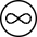 Crypto Currency Infinitecoin Icon from Ultimate Light Set