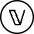 Virtual Coin Crypto Vechain Icon from Ultimate Light Set