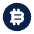 Currency Bitcoin Fill Icon from Mingcute Fill Set